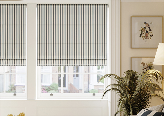 The British Stripe Co. Mary, Polzeath No.2 - Twist&Fit Roman Blind - Image 3